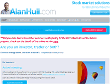 Tablet Screenshot of alanhull.com